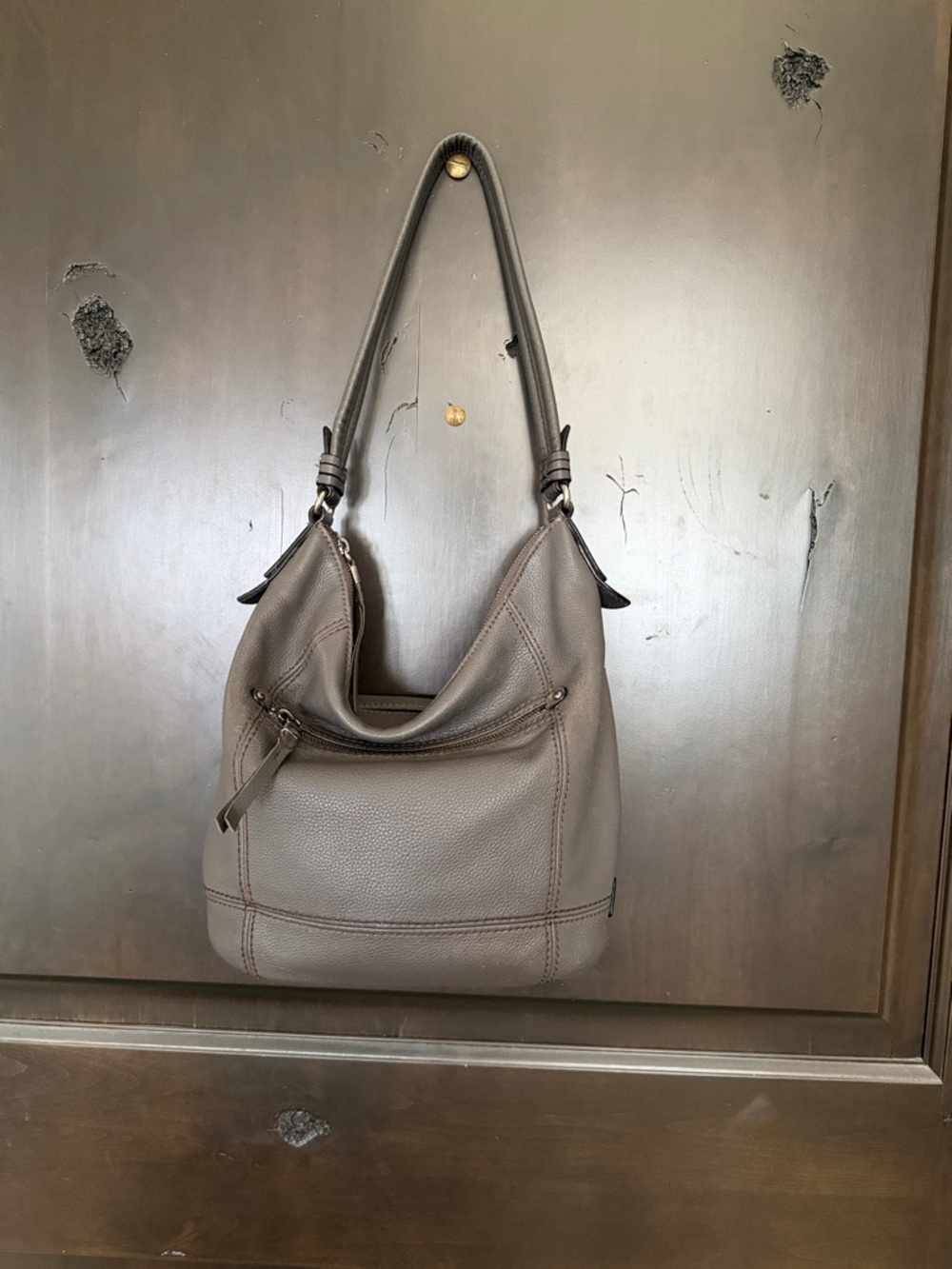The Sak Women’s Bag in Taupe 13” x 11” x 4.5”